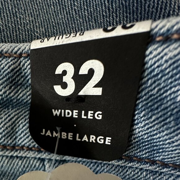 👖 RJ Jeans – Baggy Wide-Leg Denim (Tall Regular, 32" Waist) 👖NWT - Picture 3 of 3